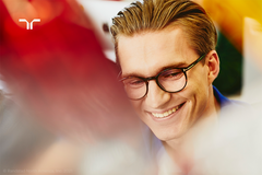 man smiling
