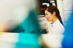 woman working in a laboratory