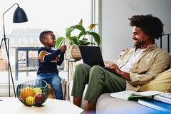 working at home