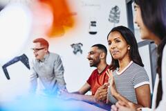 people in a meeting
