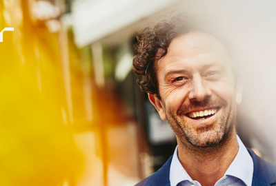 man smiling