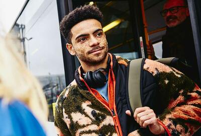 man smiling