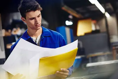 looking at documents