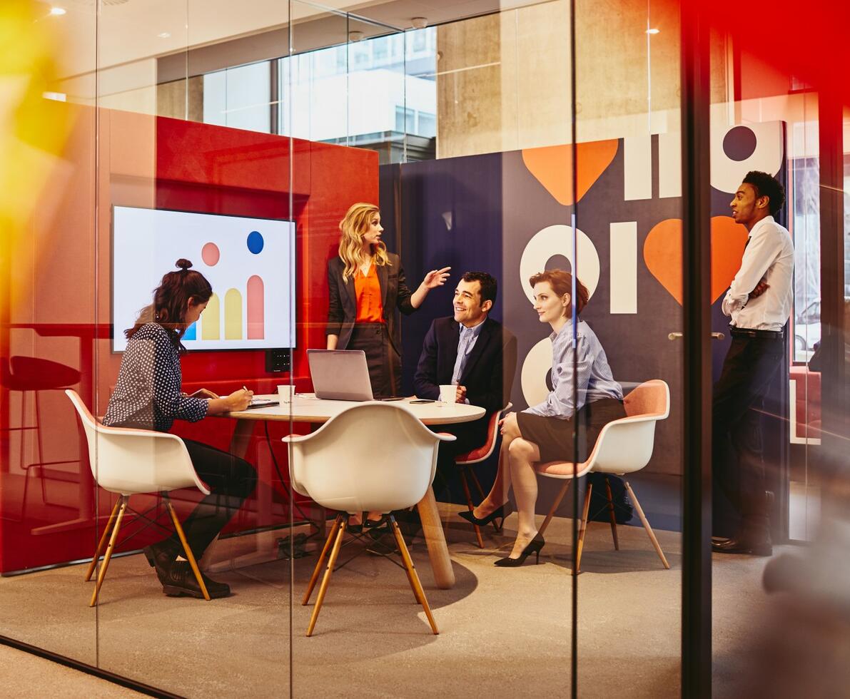 people in a meeting