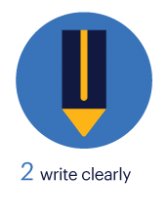 write clearly